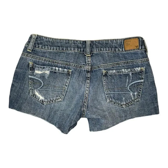 American Eagle Size 2 Shortie Distressed Cutoff Jean‎ Shorts - Picture 2 of 6